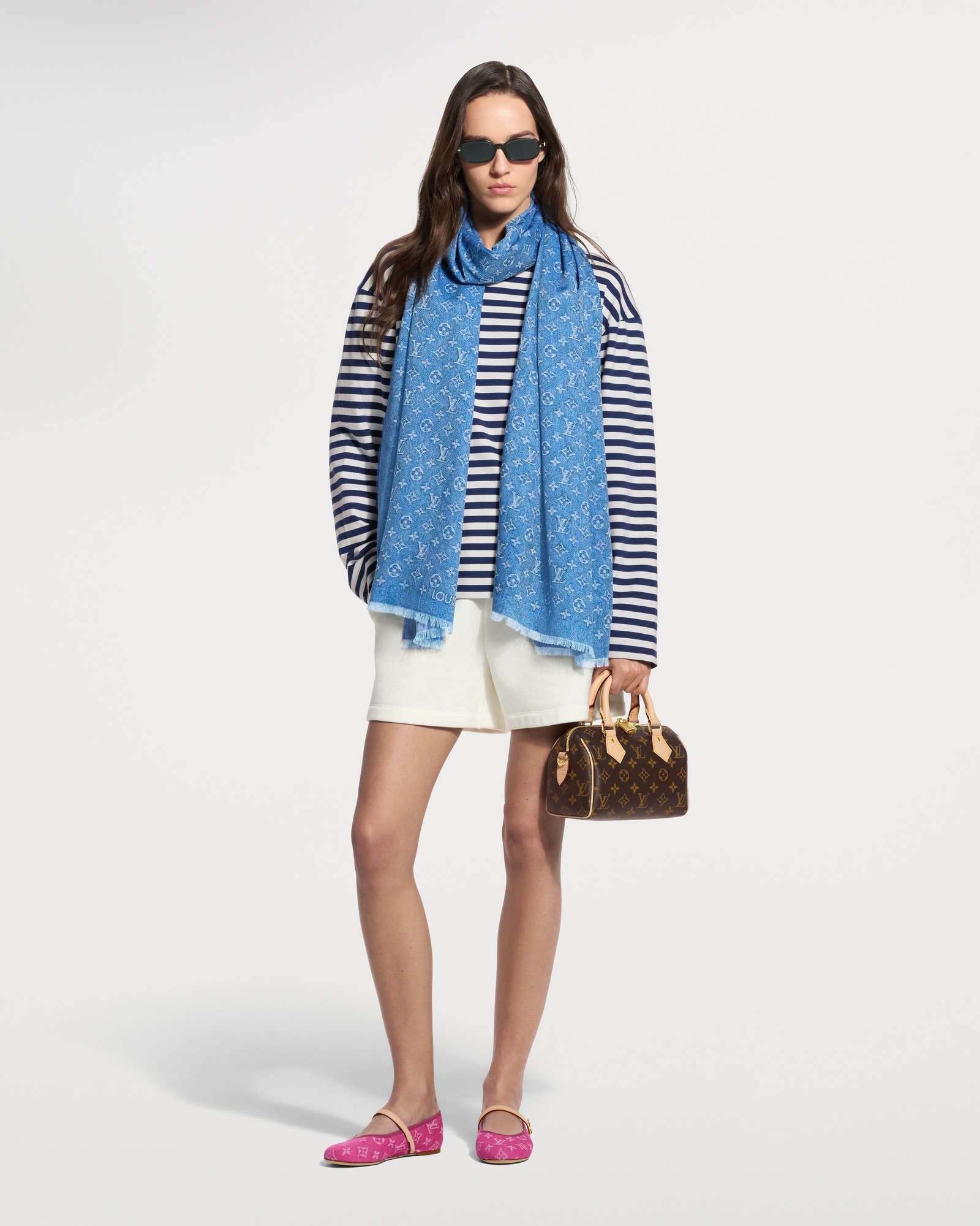 LV Denim Stole S00 - Women - Accessories | LOUIS VUITTON ®